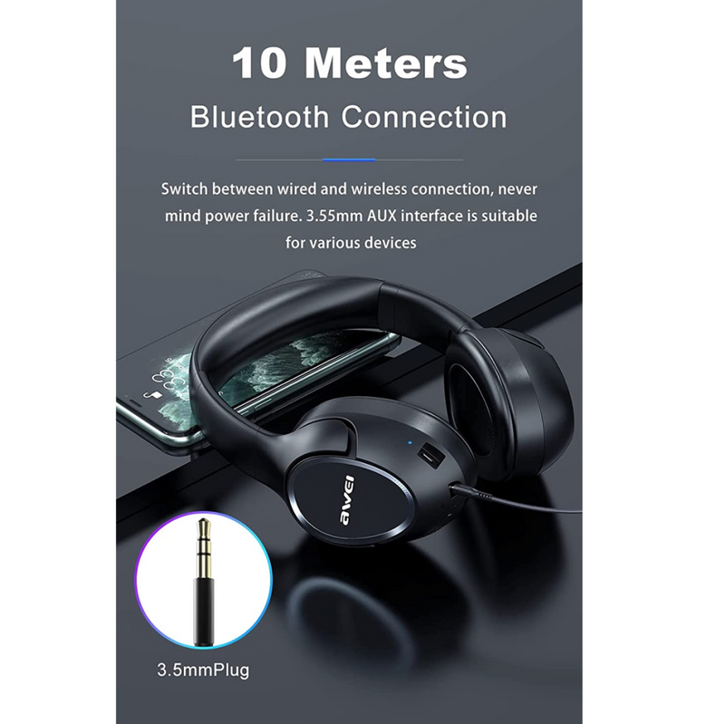 AWEI A770BL Noise Cancelling Headphones